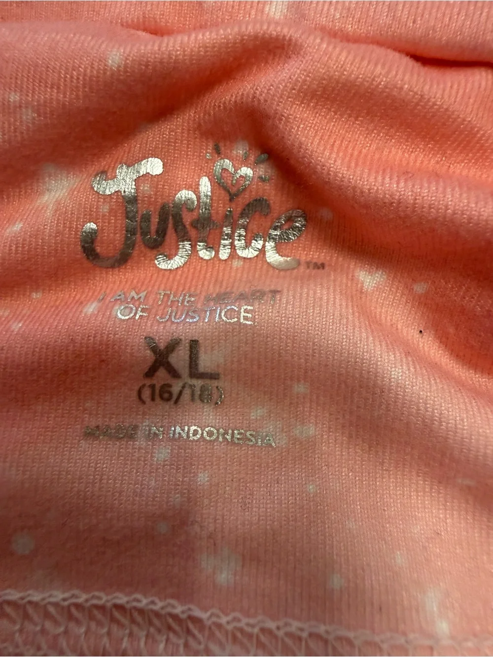 Justice Girls Pink & Blue Mountain Print Leggings